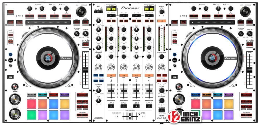 Pioneer Ddj Sb Skinz Colors 12inchskinz