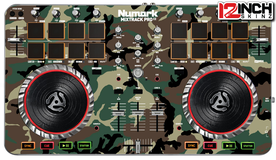 Numark Mixtrack Pro 2 Skinz - Camouflage
